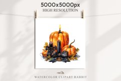 Halloween Pumpkin With Ribbon Spooky Clipart PNG Scrapbooking Fairy Tale Image Watercolor Transparent Print illustration sublimation creepy printable digital watercolor scary halloween Pumpkin Ribbon, Scary Spooky clipart, sublimation nursery, fall autumn