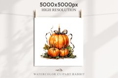 Halloween Pumpkin With Ribbon Spooky Clipart PNG Scrapbooking Fairy Tale Image Watercolor Transparent Print illustration sublimation creepy printable digital watercolor scary halloween Pumpkin Ribbon, Scary Spooky clipart, sublimation nursery, fall autumn