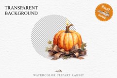 Halloween Pumpkin With Ribbon Spooky Clipart PNG Scrapbooking Fairy Tale Image Watercolor Transparent Print illustration sublimation creepy printable digital watercolor scary halloween Pumpkin Ribbon, Scary Spooky clipart, sublimation nursery, fall autumn