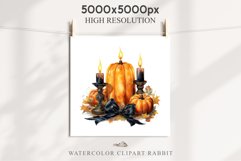 Halloween Pumpkin With Ribbon Spooky Clipart PNG Scrapbooking Fairy Tale Image Watercolor Transparent Print illustration sublimation creepy printable digital watercolor scary halloween Pumpkin Ribbon, Scary Spooky clipart, sublimation nursery, fall autumn