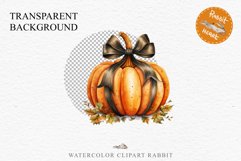 Halloween Pumpkin With Ribbon Spooky Clipart PNG Scrapbooking Fairy Tale Image Watercolor Transparent Print illustration sublimation creepy printable digital watercolor scary halloween Pumpkin Ribbon, Scary Spooky clipart, sublimation nursery, fall autumn