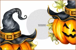 Halloween Pumpkin png clipart| Watercolor cute Pumpkins Product Image 3