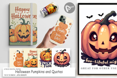 Digital Paper Pumpkin Quotes Product Image 1