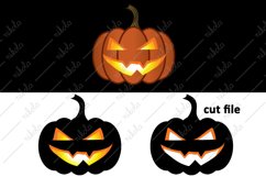 Halloween Pumpkins Clipart Cut File PNG SVG EPS pdf Product Image 2
