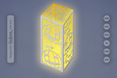 Halloween Pumpkins Lantern Papercut SVG Product Image 2