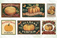 Halloween Pumpkins Vintage Labels Bundle Product Image 2