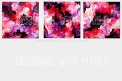 Halloween Backgrounds, 15x15 Purple Red Watercolor Papers Product Image 4
