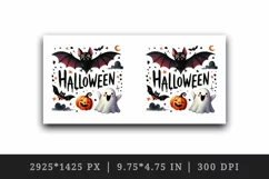 Halloween quote vampire bat and friendly ghosts floating print 20 oz tumbler skinny mug wrap clipart t-shirt sublimation printable design