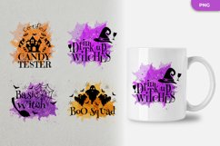 Halloween Quotes Watercolor Clipart Product Image 1
