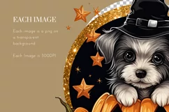 Halloween Puppy | Watercolour Clipart PNG Product Image 2