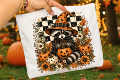 Halloween Raccoon PNG, Cute Witch Raccoon Sublimation Product Image 3