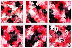 Halloween Backgrounds, 15x15 Red Black Watercolor Papers Product Image 2