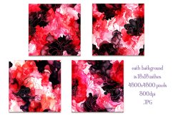 Halloween Backgrounds, 15x15 Red Black Watercolor Background Product Image 2