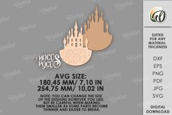 Halloween Retro welcome Sign Lasercut. Halloween SVG Product Image 2