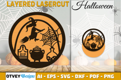 Halloween Round Layered Lasercut BUNDLES Product Image 4