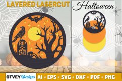 Halloween Decorations Layered Lasercut BUNDLES Product Image 6