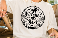 Halloween Round Sign SVG Design Product Image 2