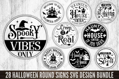 Halloween Door Signs SVG Bundle - Halloween SVG Bundle Product Image 1