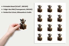 Halloween Sticker, Scarecrow Sticker, Hay Bale Scarecrow PNG, Halloween PNG, Fall Harvest Sticker, Creepy Scarecrow Design, Spooky Sticker Design, Farmhouse Halloween Sticker, Printable Halloween Stickers, Cricut Halloween Design