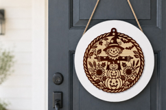 Halloween Scarecrow Ornament SVG Product Image 4