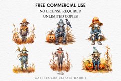 watercolor Scarecrow Pumpkin clipart, spooky nursery, Creepy halloween decoration art image Halloween Scarecrow Pumpkin Fall Clipart PNG Scrapbooking Fairy Tale Art Image Watercolor Transparent Print illustration sublimation creepy printable digital