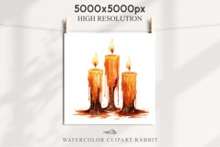 Halloween Scary Candles Clipart Pumpkin Fall PNG Scrapbook Fairy Tale Image Watercolor Transparent Print illustration skull skeleton creepy printable digital watercolor Scary Candles clipart, spooky Pumpkin nursery, Creepy halloween decoration art image