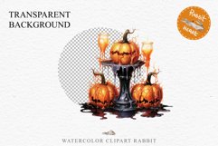 Halloween Scary Candles Clipart Pumpkin Fall PNG Scrapbook Fairy Tale Image Watercolor Transparent Print illustration skull skeleton creepy printable digital watercolor Scary Candles clipart, spooky Pumpkin nursery, Creepy halloween decoration art image