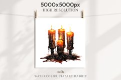 Halloween Scary Candles Clipart Pumpkin Fall PNG Scrapbook Fairy Tale Image Watercolor Transparent Print illustration skull skeleton creepy printable digital watercolor Scary Candles clipart, spooky Pumpkin nursery, Creepy halloween decoration art image