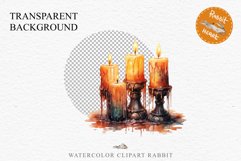 Halloween Scary Candles Clipart Pumpkin Fall PNG Scrapbook Fairy Tale Image Watercolor Transparent Print illustration skull skeleton creepy printable digital watercolor Scary Candles clipart, spooky Pumpkin nursery, Creepy halloween decoration art image