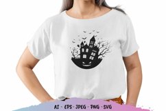 Haunted Halloween House SVG Product Image 1