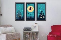 Halloween Scene 3D Continuous Layered Papercut | SVG Product Image 3