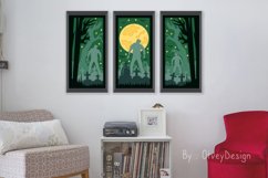 Halloween Scene 3D Continuous Layered Papercut | SVG Product Image 3