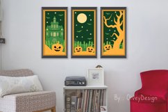 Halloween Scene 3D Continuous Layered Papercut | SVG Product Image 3