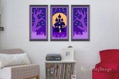 Halloween Scene 3D Continuous Layered Papercut | SVG Product Image 3