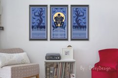 Halloween Scene 3D Continuous Layered Papercut | SVG Product Image 3