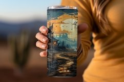 Halloween Haunted House Tumbler Sublimation Wrap Product Image 6