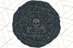 Halloween Wax Seal Clipart PNG Mini World Clip Art Product Image 3
