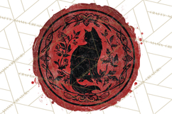 Halloween Wax Seal Clipart PNG Mini World Clip Art Product Image 4