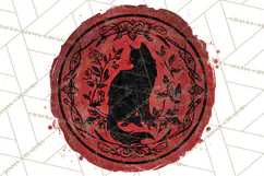 Halloween Wax Seal Clipart PNG Mini World Clip Art Product Image 4