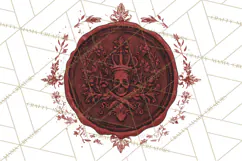 Halloween Wax Seal Clipart PNG Mini World Clip Art Product Image 2