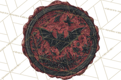 Halloween Wax Seal Clipart PNG Mini World Clip Art Product Image 5
