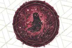 Halloween Wax Seal Clipart PNG Mini World Clip Art Product Image 4