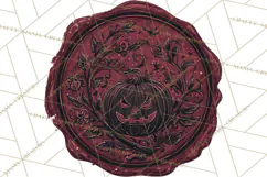Halloween Wax Seal Clipart PNG Mini World Clip Art Product Image 3
