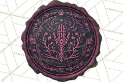 Halloween Wax Seal Clipart PNG Mini World Clip Art Product Image 4