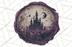 Halloween Wax Seal Clipart PNG Mini World Clip Art Product Image 2
