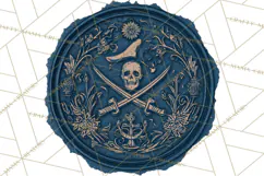 Halloween Wax Seal Clipart PNG Mini World Clip Art Product Image 4