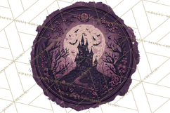 Halloween Wax Seal Clipart PNG Mini World Clip Art Product Image 3