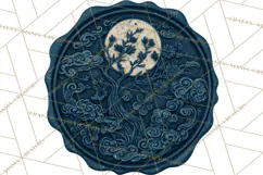 Halloween Wax Seal Clipart PNG Mini World Clip Art Product Image 5