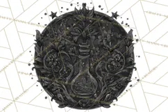 Halloween Wax Seal Clipart PNG Mini World Clip Art Product Image 2