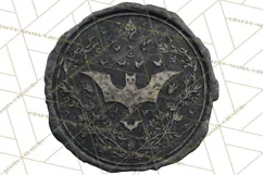 Halloween Wax Seal Clipart PNG Mini World Clip Art Product Image 5
